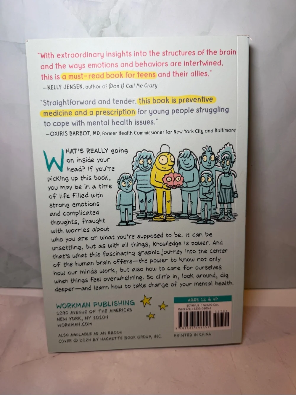 Here I Am, I Am Me Illustrated Guide to Mental Health - Pale Green